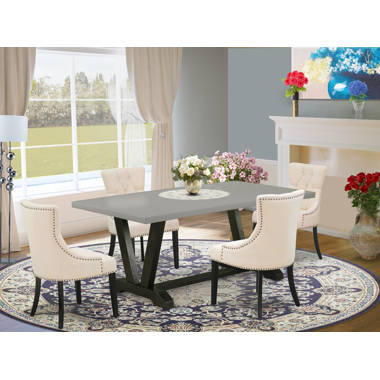 Aimee oval dining deals table